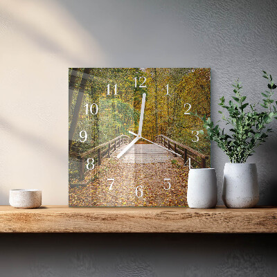 Reloj cuadrado Puente del bosque