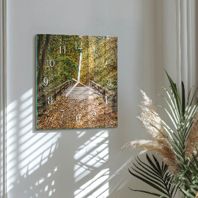 Reloj cuadrado Puente del bosque