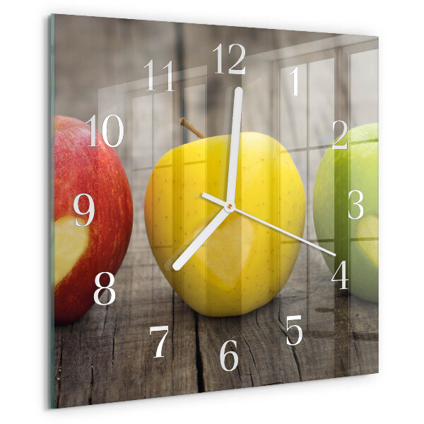 Reloj cuadrado Manzanas