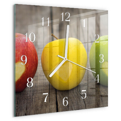 Reloj cuadrado Manzanas
