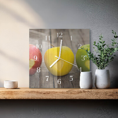 Reloj cuadrado Manzanas