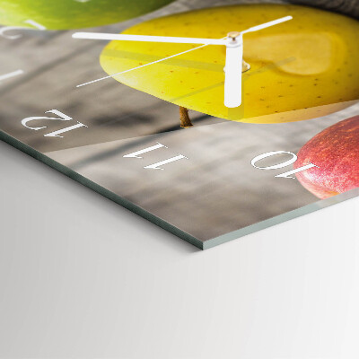 Reloj cuadrado Manzanas