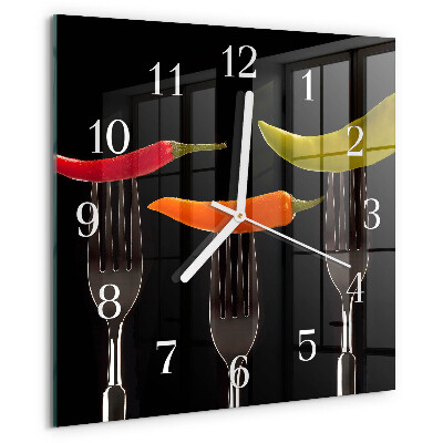 Reloj cuadrado Tenedor