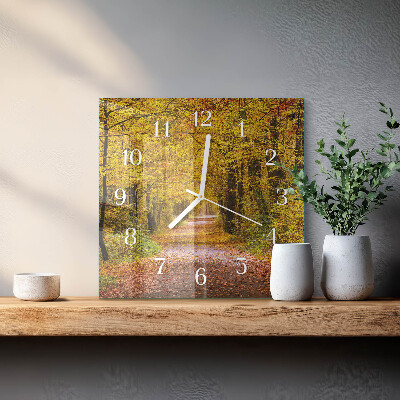 Reloj cuadrado Sendero forestal