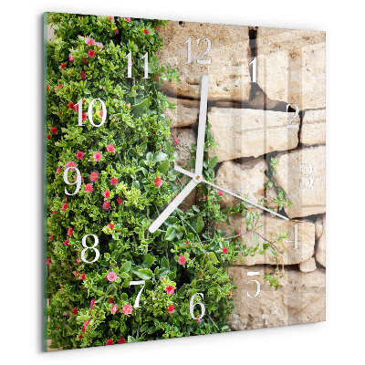 Reloj cuadrado Piedras naturales