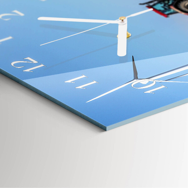 Reloj cuadrado Campo de tractores