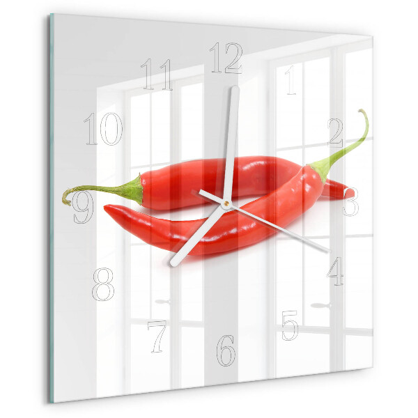 Reloj cuadrado Ají picante
