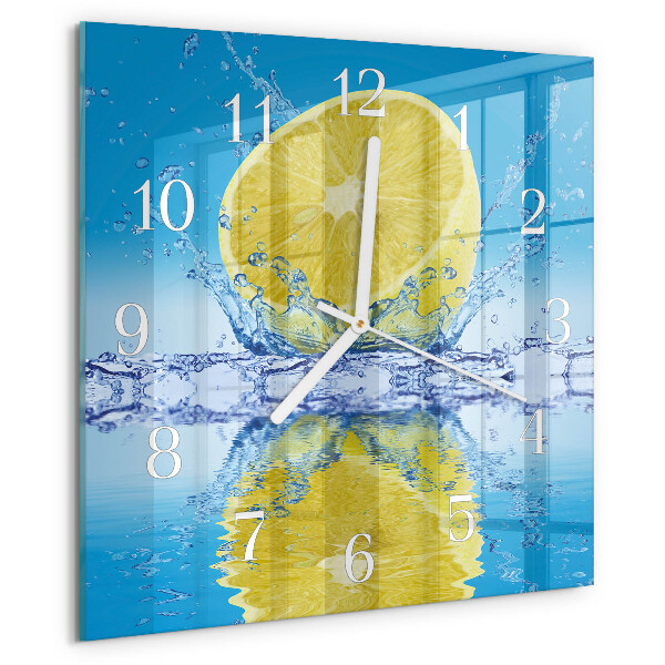 Reloj cuadrado Cítrico
