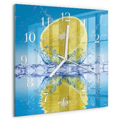 Reloj cuadrado Cítrico