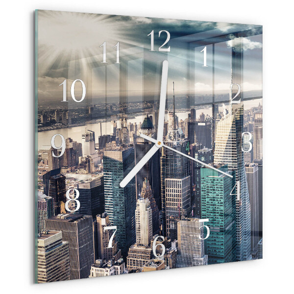 Reloj cuadrado Ciudad