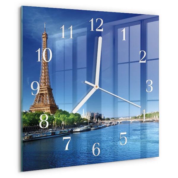 Reloj cuadrado El cielo de París