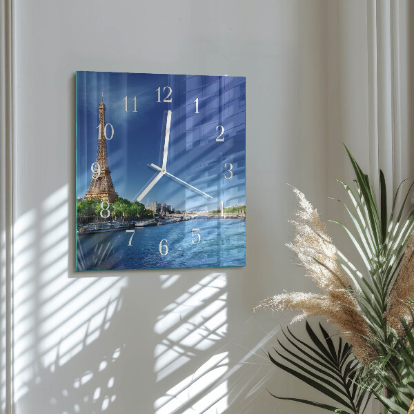 Reloj cuadrado El cielo de París
