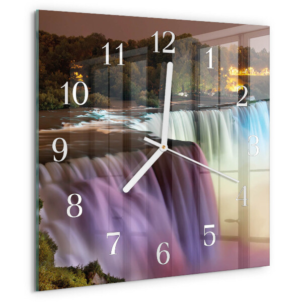 Reloj cuadrado Cascada