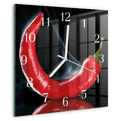 Reloj cuadrado Ají picante