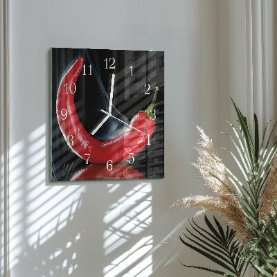 Reloj cuadrado Ají picante