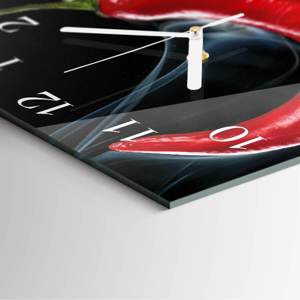 Reloj cuadrado Ají picante