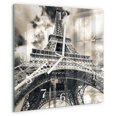 Reloj cuadrado Torre Eiffel