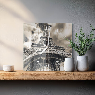 Reloj cuadrado Torre Eiffel