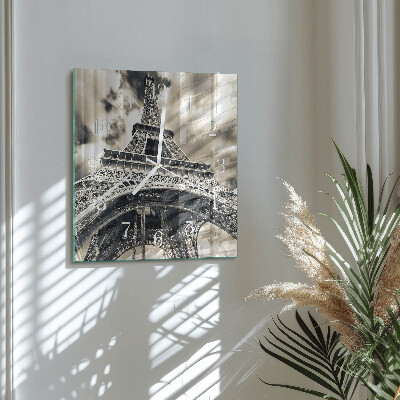 Reloj cuadrado Torre Eiffel