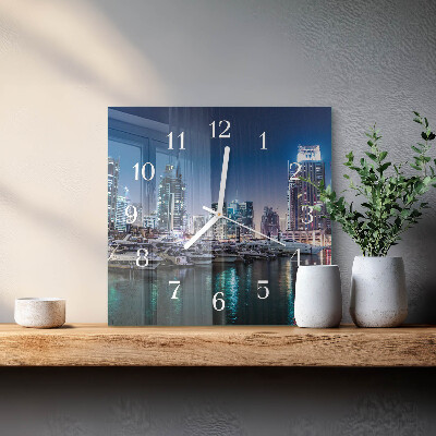 Reloj cuadrado Horizonte