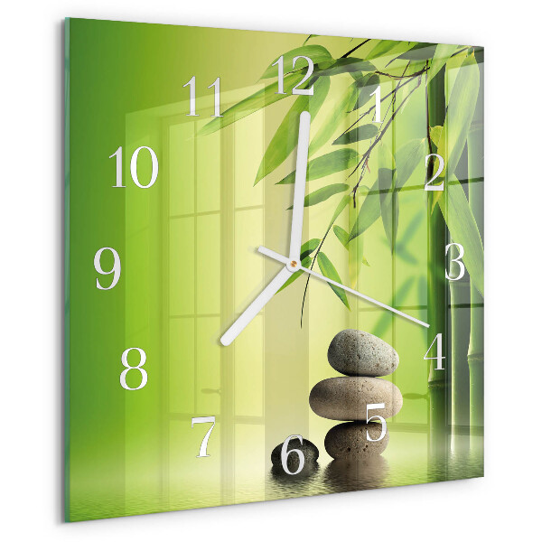 Reloj cuadrado Piedras