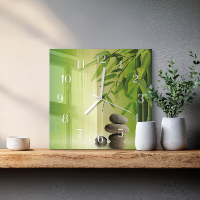 Reloj cuadrado Piedras