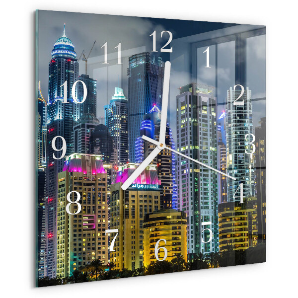 Reloj cuadrado Ciudad