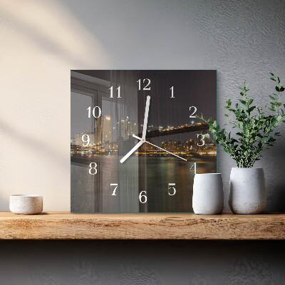 Reloj cuadrado Horizonte
