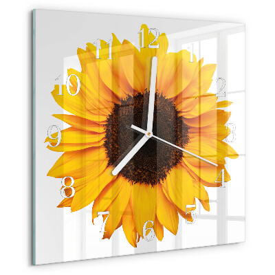 Reloj cuadrado Girasol