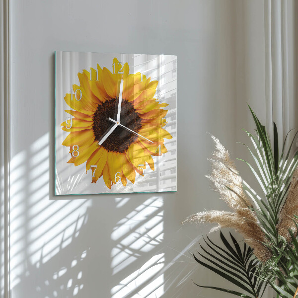 Reloj cuadrado Girasol