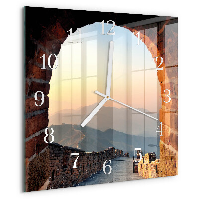 Reloj cuadrado Muralla grande china