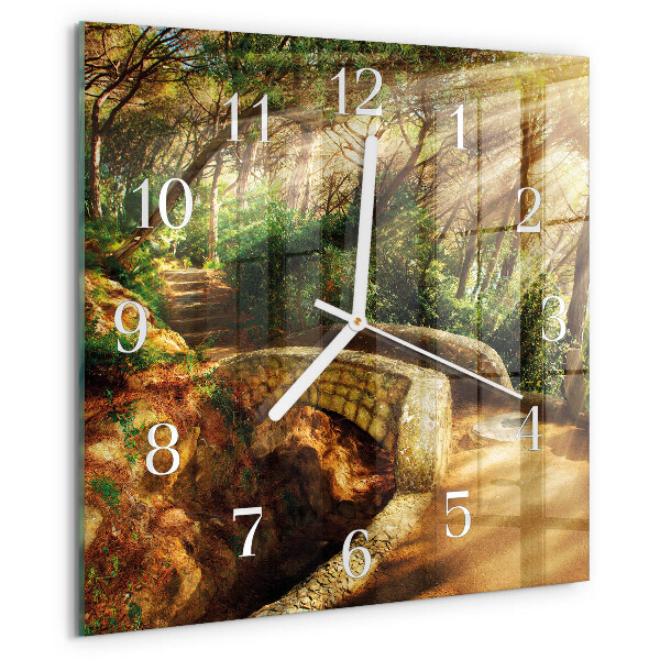 Reloj cuadrado Puente del bosque
