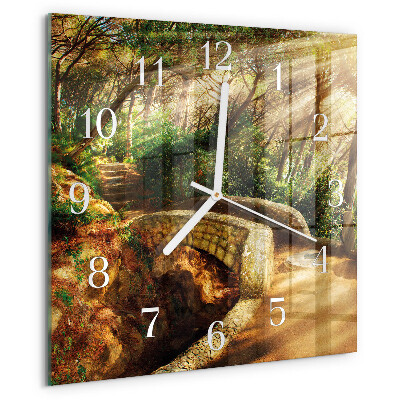 Reloj cuadrado Puente del bosque