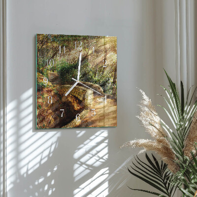 Reloj cuadrado Puente del bosque