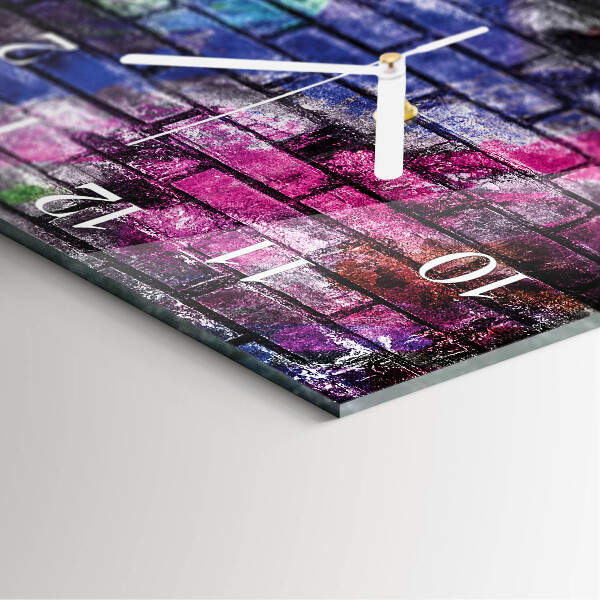 Reloj cuadrado Ladrillo