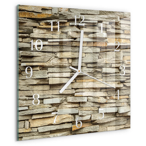 Reloj cuadrado Piedras