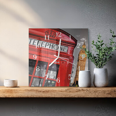 Reloj cuadrado Londres