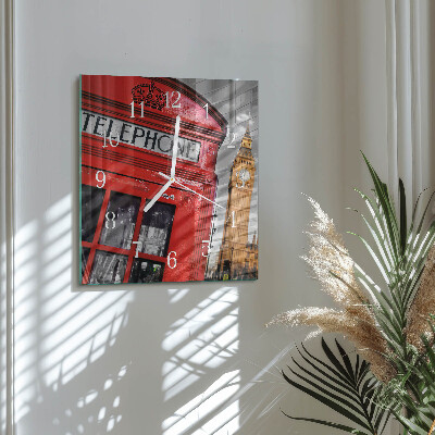 Reloj cuadrado Londres