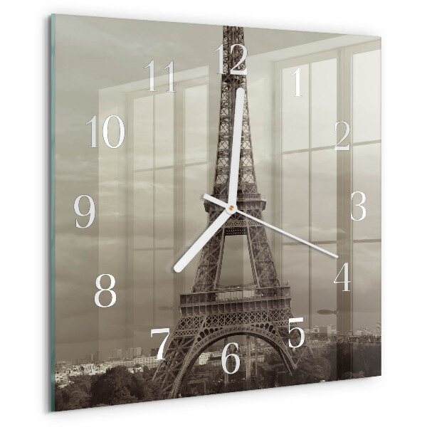 Reloj cuadrado Torre Eiffel