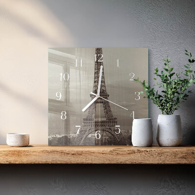 Reloj cuadrado Torre Eiffel