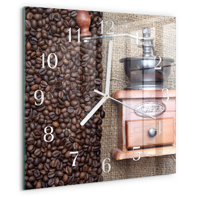 Reloj cuadrado Molinillo de café