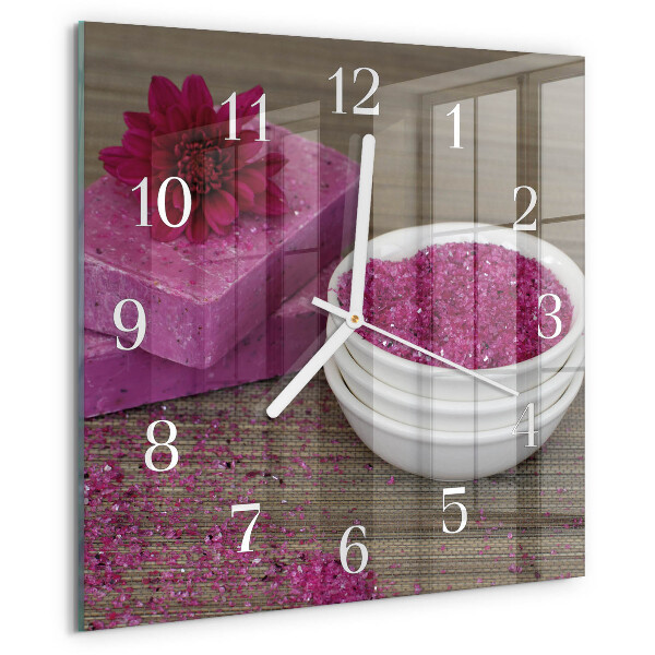 Reloj cuadrado Flor