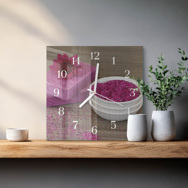 Reloj cuadrado Flor