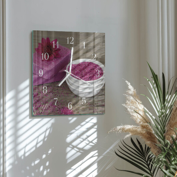 Reloj cuadrado Flor