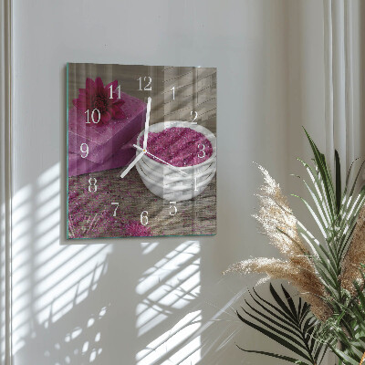 Reloj cuadrado Flor