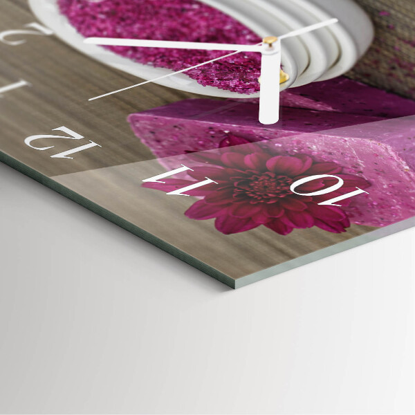 Reloj cuadrado Flor