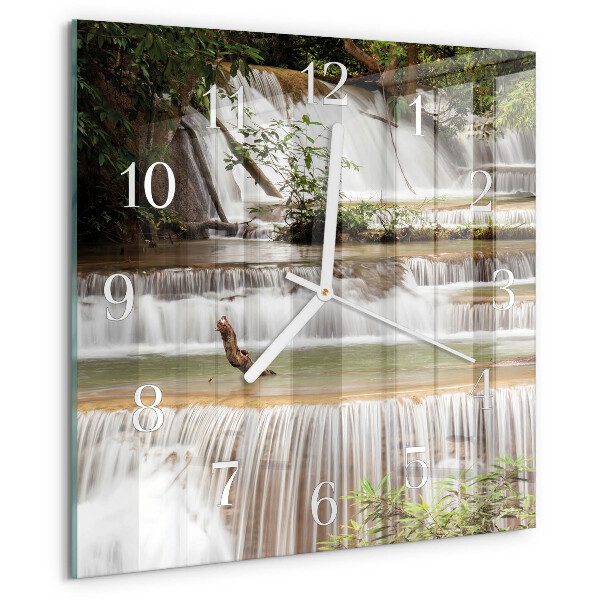 Reloj cuadrado Cascada