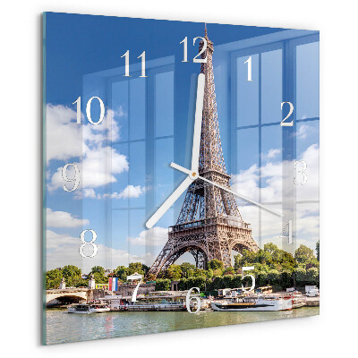 Reloj cuadrado Torre Eiffel
