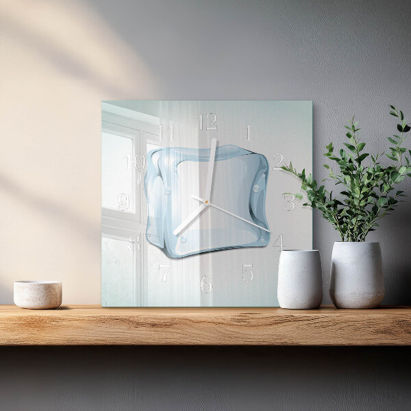 Reloj cuadrado Hielo
