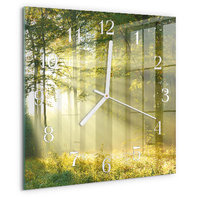 Reloj cuadrado Bosque